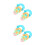 2Ensembles Pompom Makers Plastique Multicolores, Kit Tricot DIY Facile 6