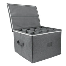 Wine Glass Storage Box Collapsible Goblet Storage Box