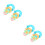 2Ensembles Pompom Makers Plastique Multicolores, Kit Tricot DIY Facile 9