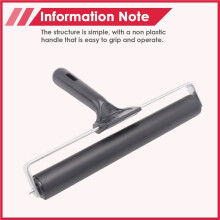 8-Inch Rubber Roller, Brayer Roller Brush for DIY Art Painting, Print, Printmaking, Ink and Stamping