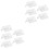 10Pièces Présentoirs Transparent Pour Cartes De Nom Invités 7