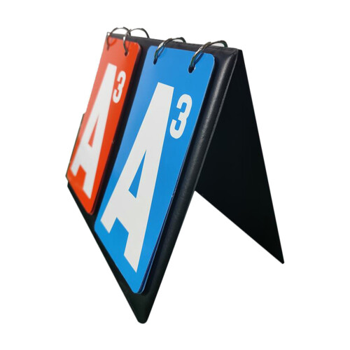 4Pièces De Score Flip En Cuir Coloré Pour Compétition 1