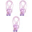 3Pièces À Résistante Enfant Sport Violet Bois 3