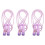 3Pièces À Résistante Enfant Sport Violet Bois 4