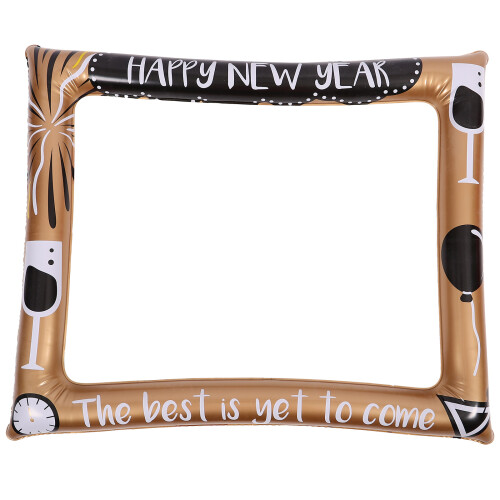 4Pcs PVC Inflatable Christmas Photo Frame Multi Ornament 2