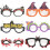 18Pcs Halloween Glasses Frames for Kids Assorted Colors Party Props 2
