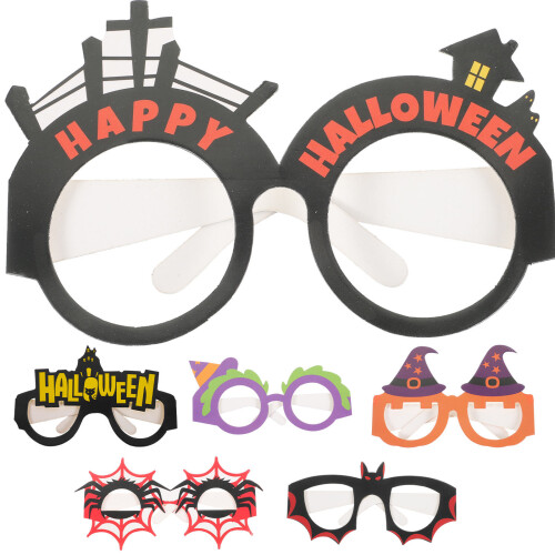 18Pcs Halloween Glasses Frames for Kids Assorted Colors Party Props 2