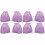 4Paires Accessoires Protections Pointes Cuir Violet 2
