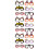 18Pcs Halloween Glasses Frames for Kids Assorted Colors Party Props 10