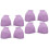 4Paires Accessoires Protections Pointes Cuir Violet 4