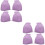 4Paires Accessoires Protections Pointes Cuir Violet 6