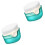 2Pièces Pinceau Multi Textures Poils Fibres Capuchon 3