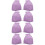 4Paires Accessoires Protections Pointes Cuir Violet 5