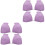 4Paires Accessoires Protections Pointes Cuir Violet 3