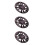 3Pièces Cache-Moyeux Noir Pour De Golf Décoratif 7