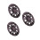 3Pièces Cache-Moyeux Noir Pour De Golf Décoratif 8