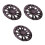 3Pièces Cache-Moyeux Noir Pour De Golf Décoratif 5