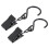 200Pcs Black Curtain Curtain Fixing Accessories 9