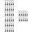 200Pcs Black Curtain Curtain Fixing Accessories 7