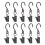 200Pcs Black Curtain Curtain Fixing Accessories 10