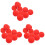 30Pcs Red Sponge Balls Party Props Soft Sponge for Close-Range Tricks 3