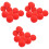 30Pcs Red Sponge Balls Party Props Soft Sponge for Close-Range Tricks 4