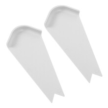 4Pcs White Rv Slide Out Corner Protectors ABS Durable Trim for Campers