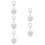 5Pcs Waterproof Personal Alarm Keychain White Mini Security for Women 10