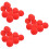30Pcs Red Sponge Balls Party Props Soft Sponge for Close-Range Tricks 8