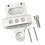 3-Portar för , AEM Boost Controller Solenoidventilfäste Hållare Bracket Kit CNC Billet Aluminium Silver 1