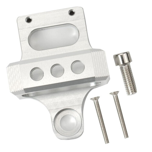 3-Portar för , AEM Boost Controller Solenoidventilfäste Hållare Bracket Kit CNC Billet Aluminium Silver
