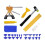 Car Dent Repair Tools Kit Slide Reverse Hammer Suction Cup Sheet Auto Body Paintless Dent Removal Tool Puller Tool Kit 1