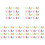 250Pièces Identifiants Voyage Plastique Couleurs Multiples 4