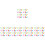 250Pièces Identifiants Voyage Plastique Couleurs Multiples 7