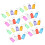 250Pièces Identifiants Voyage Plastique Couleurs Multiples 1
