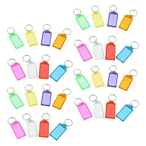 250Pièces Identifiants Voyage Plastique Couleurs Multiples 1