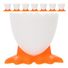 40Pièces Supports Œufs Rigides Orange En PP Décoratifs Pour Pâques