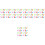 250Pièces Identifiants Voyage Plastique Couleurs Multiples 6