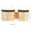 4Pcs Beginner Drum Set Wooden Percussion Instruments Beige Color 11
