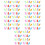 250Pièces Identifiants Voyage Plastique Couleurs Multiples 8