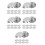 50Pcs 304 Stainless Steel Tactile Warning Nails Silver for Sidewalks 4