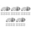 50Pcs 304 Stainless Steel Tactile Warning Nails Silver for Sidewalks 5