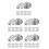 50Pcs 304 Stainless Steel Tactile Warning Nails Silver for Sidewalks 3