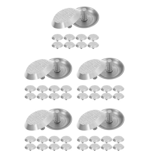 50Pcs 304 Stainless Steel Tactile Warning Nails Silver for Sidewalks 2