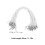 200Pcs Multifunctional Silver Elastic Ropes with Barbs for DIY Use 11