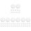 96Pcs Durable White Foosball Balls Hips Material for Home Table Game 4