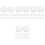 96Pcs Durable White Foosball Balls Hips Material for Home Table Game 5