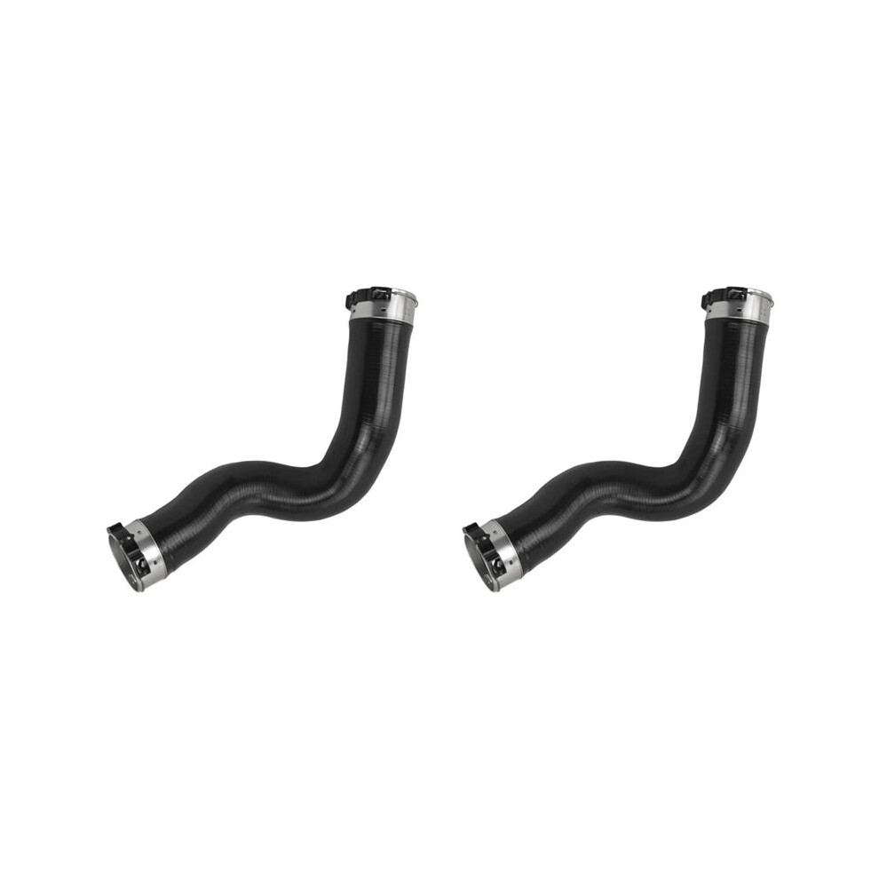 2X 11618571897 Turbo Hose Air Tube Intercooler Hose Charging Air Hose For 5' F10 F11 Lci 518D Black 4711037287048