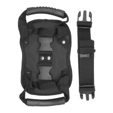 5Pcs Motorcycle Passenger Safety Belt Rear Seat Grip Black Durable