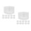 20Pcs Protective Packaging Corners White Epe for Frame and Furniture 5